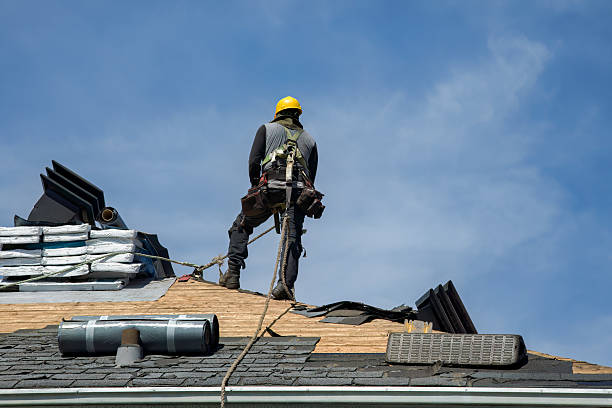 Professional Storm Damage Roof Repair technician working in Placitas, NM